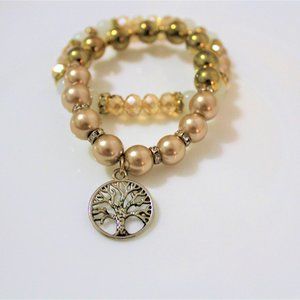 NEW! Tree of Life Charm Beaded Bracelets